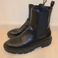 グローバルワーク らくっション厚底サイドゴアブーツ