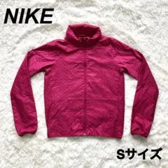 NIKE ナイキ dry fit ジャケット S ピンク フード ジップアップ