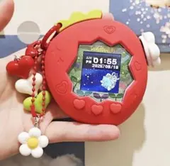 たまごっちパラダイス用 レッドいちご シリコン保護ケース