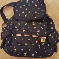 【美品】レスポートサック、スヌーピー リュック