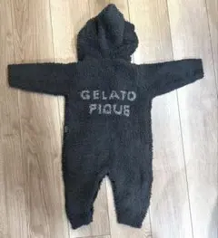 新品未使用 GELATO PIQUE ブラックロンパース フリース