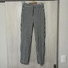 ZARA ギンガムチェックパンツ