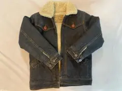 デニムジャケット ボア裏地 カウボーイ刺繍