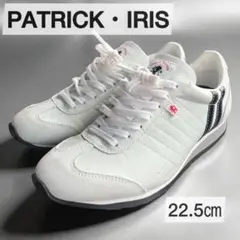 ✨極美品✨PATRICK IRIS 白 レザー スニーカー 22.5㎝ 未使用級