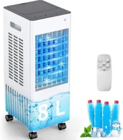 [新品]冷風扇風機 上部給水 扇風機 送風 加湿 冷却 静音 小型 省エネ 新品]冷風扇風機 上部給水 扇風機 送風 加湿 冷却 静音 - メルカリ