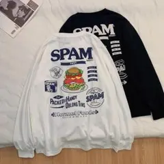 新品【Mサイズ】SPAMロンTシャツホワイト