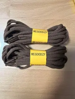 ⭐️匿名配送❣️wegoodzf 靴紐 半円形 厚さ4㎜ 茶褐色160cm