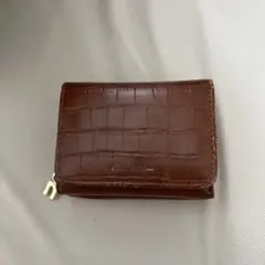 Niko and… ニコアンド 三つ折財布 茶色