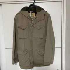 【極暖クリーニング済】リーバイス 裏ボア モッズコート ミリタリージャケット L
