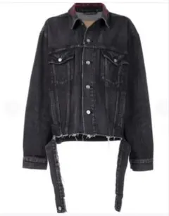 ⭐︎最終価格⭐︎BALENCIAGA 再構築ブラックデニムジャケット 2025年最新】BALENCIAGA メンズ Gジャン・デニムジャケットの