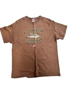 ブラウン スポーツマン Tシャツ