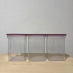 Tupperware ファミリーメイト スクエアケース 800ml 3個セット
