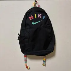 NIKE ナイキ 72 カラフルロゴ キッズ リュック ブラック