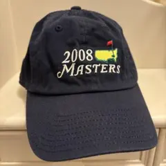 2008 MASTERS キャップ　ネイビー