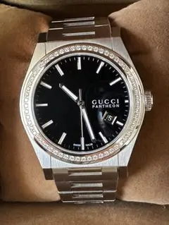 ✨極美品✨ グッチ パンテオン 腕時計 ３針 カレンダー ✨8/17限り✨極美品✨ グッチ パンテオン 腕時計 3針 カレンダー