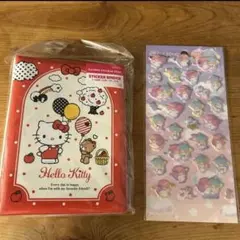 サンリオ　キティ　シールバインダー　キキララ　ぷくっとシール　セット