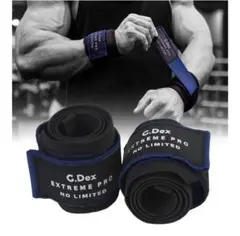 G.Dex手首用ラップ 手首サポーター 筋トレ ウエイトトレーニング 青soft