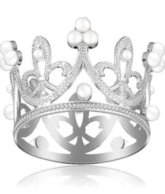 【新品未使用】ケーキトッパー 王冠 ミニティアラ シルバー