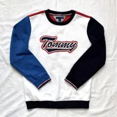 TOMMY HILFIGER 裏起毛 トレーナー キッズ 4色 L/G