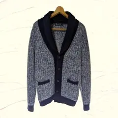 ショールカラー カーディガン