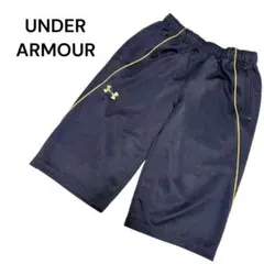 UNDER ARMOUR ハーフパンツ SM ブラック ロゴ入り トレーニング