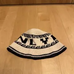 OnlyNY ニット帽 アイボリー/ブラック