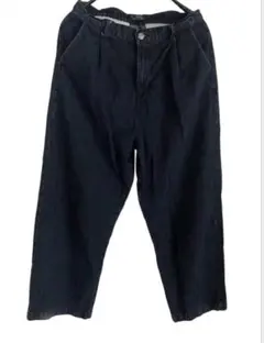 Beno ダークブルー ワイドパンツ Lのサムネイル