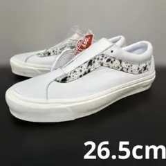 未使用☆VANS オールドスクール LX 27cm 白替え紐・箱付 ペイント
