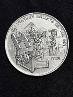 純銀】33.4g！アメリカ合衆国の偉大なる歴史。純銀メダルSv1000 刻印有
