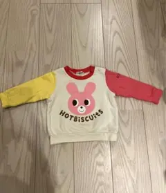 即購入OK！HOT BISCUITS ミキハウス トレーナー 80cm