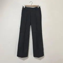 コムサモデルズ　ストレッチデニムパンツ　センタープレス　ブラック　XS