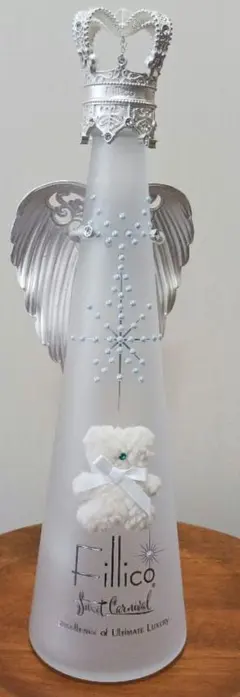 Fillico ハンギョドン メタルエンジェルウィング付き 王冠付き 空き瓶 ハンギョドン フィリコ 新品 メタルエンジェルウィング付き 箱無し