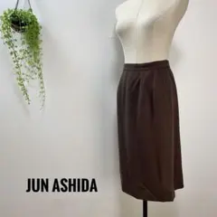 A855 jun ashida スカート ミモレ丈 ウール 羊毛 冬 無地のサムネイル