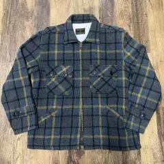 Sears The Men's Store チェック柄 ウールジャケット Mのサムネイル