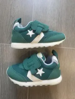 コンバース⭐︎ グリーン　緑　白　13センチ　ベロクロ　ベビーRS