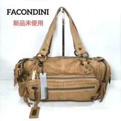 新品・タグ付】FACONDINI ハンドバッグ 深緑 - メルカリ