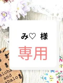 み♡ 様　専用ページ