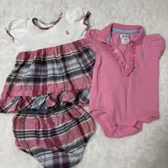 ラルフローレン　2枚組　ベビー3m 6m