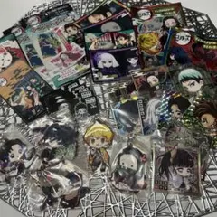 鬼滅の刃 ステッカー、ラバーストラップ 他24点セット