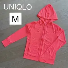 【ショッキングピンク M】エアリズムUVカットメッシュパーカ