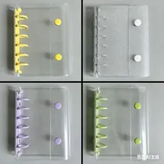 A7 透明シール帳 レフィル（台紙）10枚セット 1個選んで