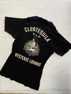 HYSTERIC GLAMOUR 古着　ポロシャツ　BLACK usedのサムネイル