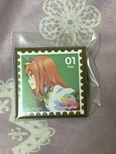 ウマ娘　キャラ福くじ　缶バッジ　サイレンススズカ