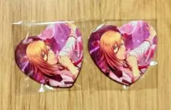 うたプリ シャニライ 神宮寺レン ハート缶バッジ 2点セット