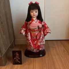 久月 市松人形 13号サイズ ガラスケース入り - メルカリ
