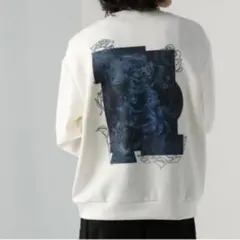 HARE　バッグプリントポンチスウェット