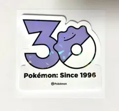 ポケモン 韓国限定 ポケモンストア30周年ロゴステッカー メタモン