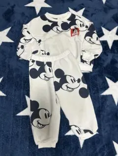 ザラキッズ×Disney コラボ　ミッキーマウス スウェットセットアップ