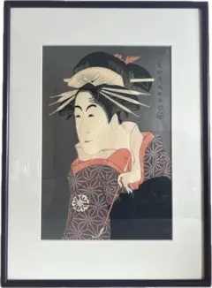 希少！浮世絵木版画 喜多川歌麿「丁子屋見佐山」 - メルカリ