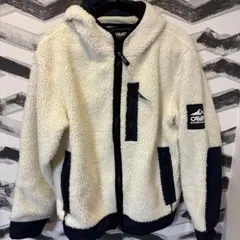 CAMP7 フリースジャケット フード付き